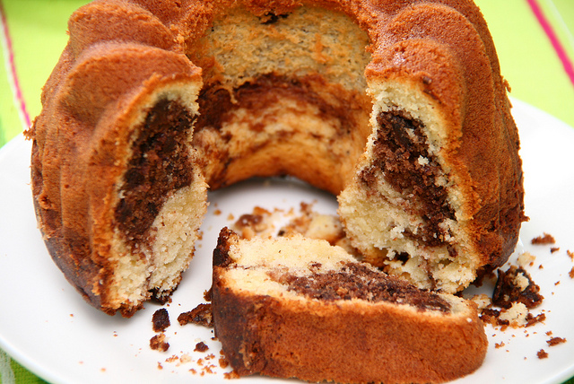 gateau marbre cake marbré